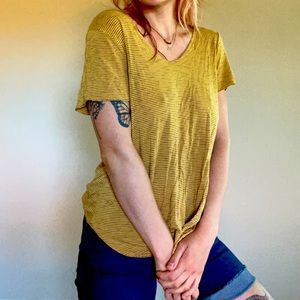 Striped yellow blouse: SO SOFT